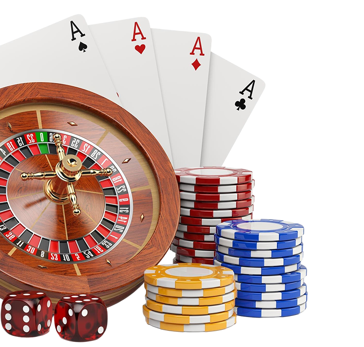 casino-o-gambling-concept-roulette-casino-chips-cards-dice-isolated-white-background 1